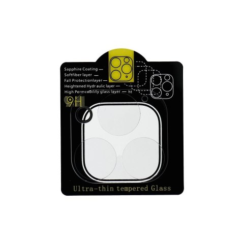Szkło hartowane 5D Full Glue na aparat do iPhone 13 PRO / 13 PRO MAX transparentne