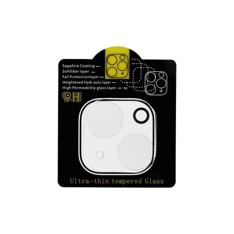 Szkło hartowane 5D Full Glue na aparat do iPhone 14 transparentne