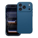 Etui na iPhone 17 Pro / 18 Pro (low camera edge) Matt niebieskie