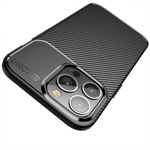 Etui na iPhone 13 Carbon Premium czarne
