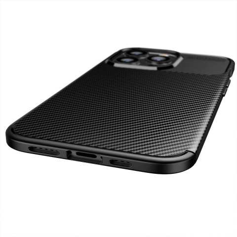 Etui na iPhone 13 Carbon Premium czarne