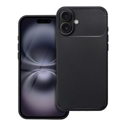 Etui na iPhone 16 PLUS Carbon Premium czarne
