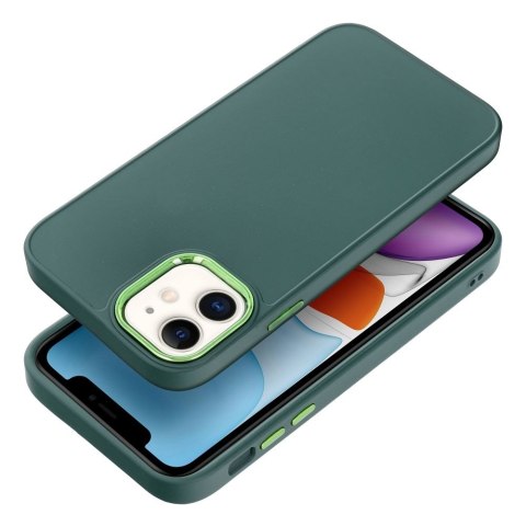 Etui na iPhone 11 Frame zielone