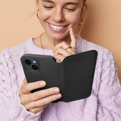 Etui z klapką na Xiaomi Redmi NOTE 14 5G Dual Pocket Book czarne
