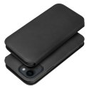 Etui z klapką na Samsung A35 Dual Pocket Book czarne