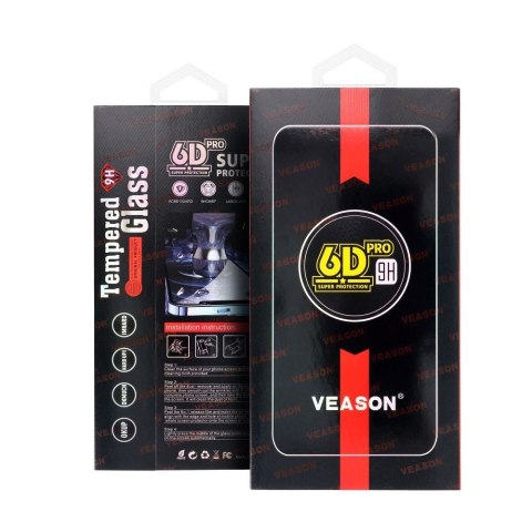 Szkło Hartowane 6D do iPhone 17 PRO / 18 PRO Veason Pro Glass czarne