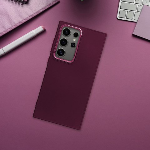 Etui na Samsung A56 5G Frame fioletowe