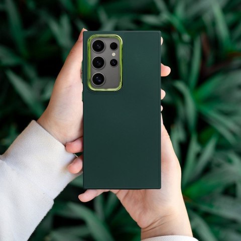 Etui na Samsung A57 5G Frame zielone