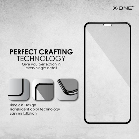 Szkło hartowane 3D do iPhone X/XS X-One czarne