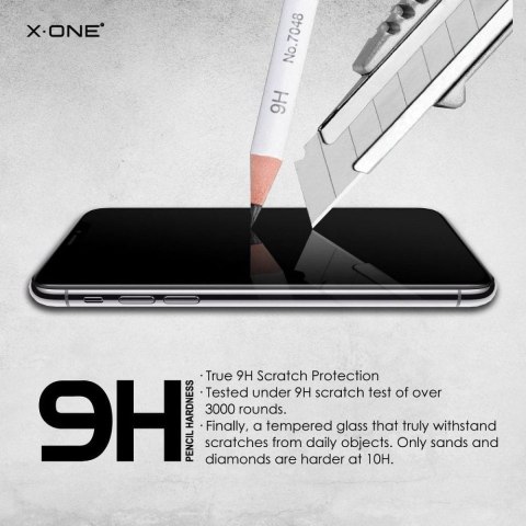 Szkło hartowane 3D do iPhone X/XS X-One czarne