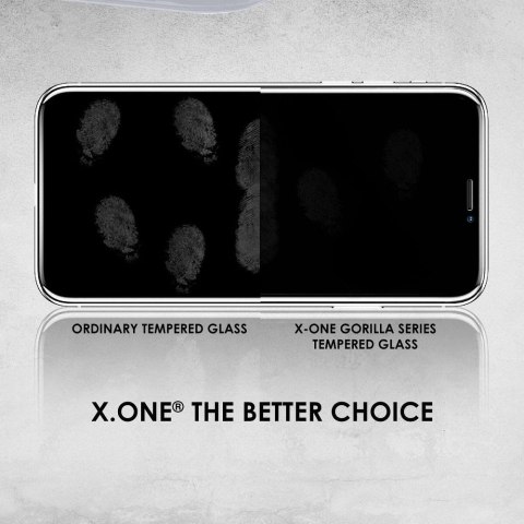 Szkło hartowane X-ONE Full Cover Extra Strong Matowe - do iPhone 11 Pro Max (full glue) czarny