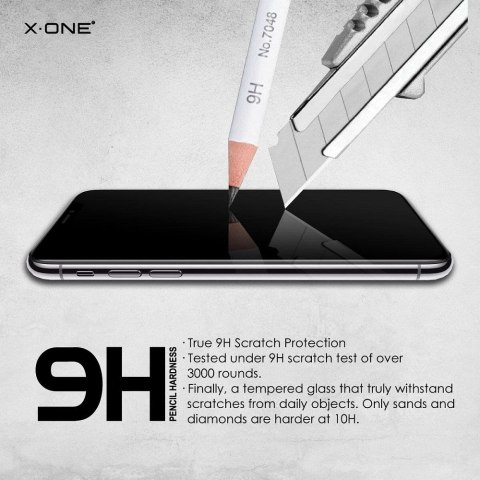 Szkło hartowane X-ONE Full Cover Extra Strong Matowe - do iPhone 13 Pro Max/14 Plus (full glue) czarny