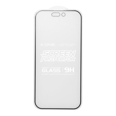 Szkło hartowane X-ONE Full Cover Extra Strong Matowe - do iPhone 13 Pro Max/14 Plus (full glue) czarny