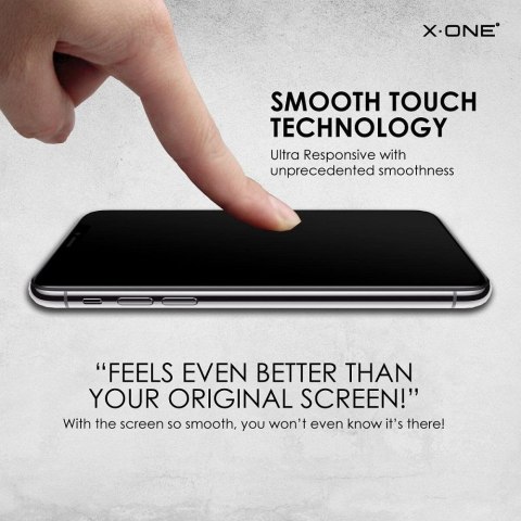 Szkło hartowane X-ONE Full Cover Extra Strong Matowe - do iPhone 14 Pro Max (full glue) czarny