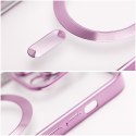 Etui na iPhone 11 Electro Mag Cover zgodne z MagSafe złoto różowe