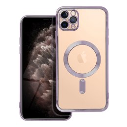 Etui na iPhone 11 PRO MAX Electro Mag Cover zgodne z MagSafe fioletowy
