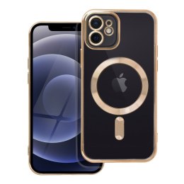 Etui na iPhone 12 Electro Mag Cover zgodne z MagSafe złote