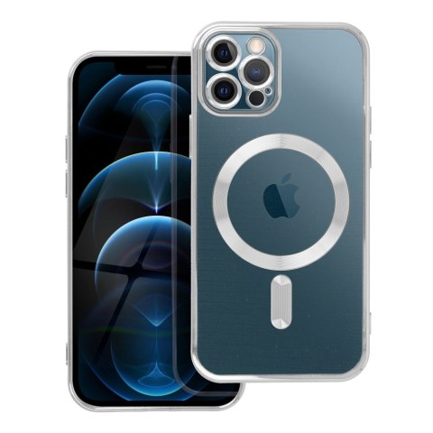 Etui na iPhone 12 PRO Electro Mag Cover zgodne z MagSafe srebrne