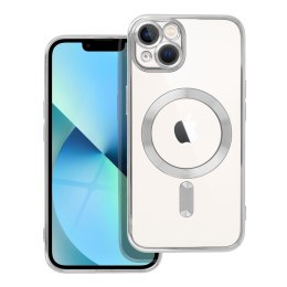 Etui na iPhone 13 Electro Mag Cover zgodne z MagSafe srebrne