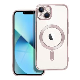 Etui na iPhone 13 Electro Mag Cover zgodne z MagSafe złoto różowe