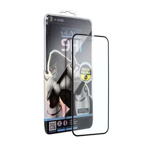 Szkło hartowane X-ONE Full Cover Extra Strong Crystal Clear - do Samsung A27 5G / S24 FE (full glue) czarny