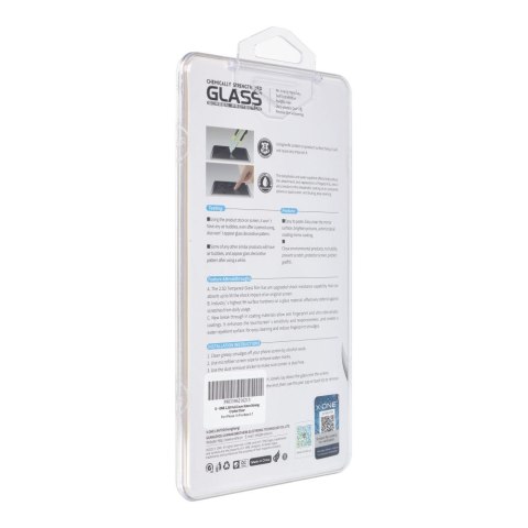 Szkło hartowane do iPhone 15 PRO MAX X-One Full Cover Extra Strong Crystal Clear (full glue) czarne