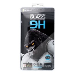 Szkło hartowane do iPhone 17 AIR X-One Full Cover Extra Strong Matowe (full glue) czarne