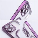 Etui na iPhone 15 PRO MAX Electro Mag Cover zgodne z MagSafe fioletowy