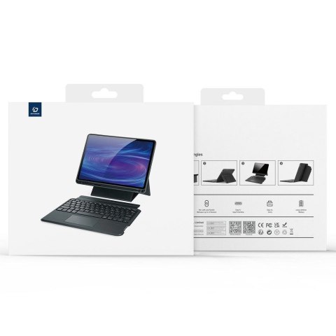 DUX DUCIS etui DK składane z klawiaturą bezprzewodową do iPad 4/5/6/iPad Pro 11 (2018/2020/2021/2022) czarne