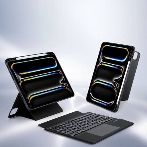 DUX DUCIS etui DK składane z klawiaturą bezprzewodową do iPad Pro 11 (2024) czarne