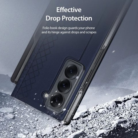 DUX DUCIS futerał BRIL z uchwytem na rysik do SAMSUNG Z Fold SE/W25 niebieski