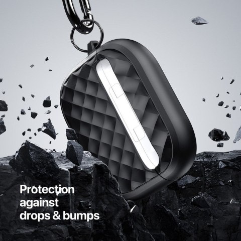 Etui na słuchawki Dux Ducis PECC do AirPods PRO 2 ochronne czarne