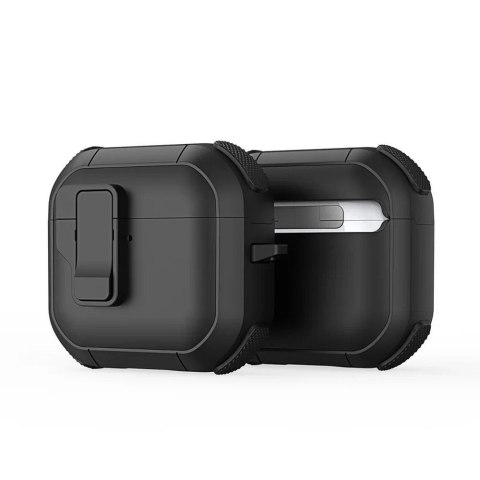 Etui na słuchawki Dux Ducis PECP do AirPods 4 ochronne TPU+PC czarne
