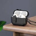 Etui na słuchawki Dux Ducis PECP do AirPods 4 ochronne TPU+PC czarne