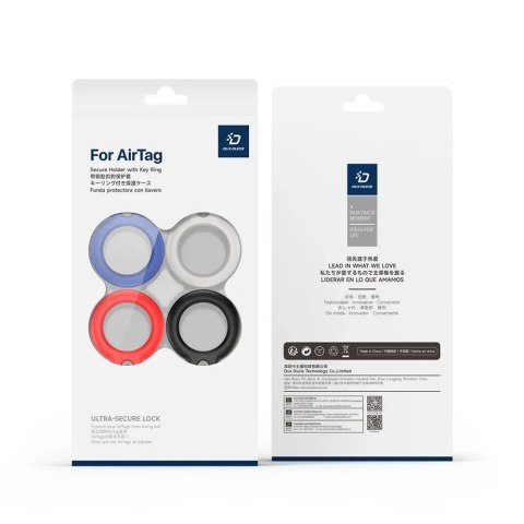 DUX DUCIS etui ochronne z plastiku na Apple AirTag (4 pak)