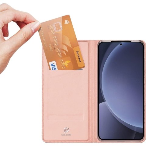 DUX DUCIS kabura SKIN PRO do SAMSUNG S25 różowa