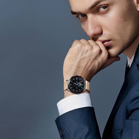 DUX DUCIS pasek MILANESE magnetyczny ze stali nierdzewnej 22 mm złoty