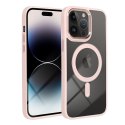 Etui na iPhone 12 / 12 PRO Color Edge Mag Cover zgodne z MagSafe różowe