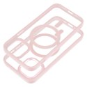 Etui na iPhone 12 / 12 PRO Color Edge Mag Cover zgodne z MagSafe różowe