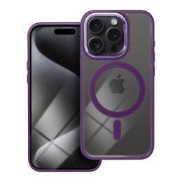 Etui na iPhone 15 PRO Color Edge Mag Cover zgodne z MagSafe fioletowe
