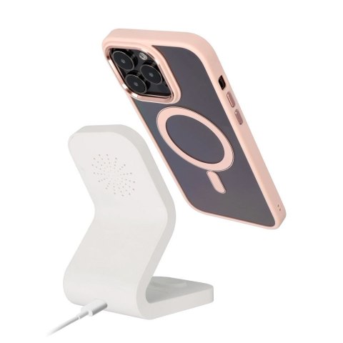 Etui na iPhone 16 PRO MAX Color Edge Mag Cover zgodne z MagSafe różowe
