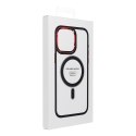 Etui na iPhone 17 Pro Max / 18 Pro Max (low camera edge) Color Edge Mag Cover zgodne z MagSafe czarno czerwone