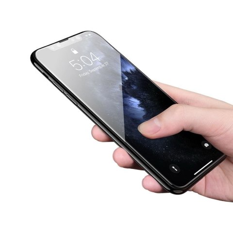 Szkło hartowane 5D do iPhone X / XS / 11 PRO HD Guardian shield (SET 10in1) G14 Hoco czarne