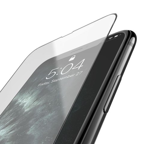 Szkło hartowane 5D do iPhone X / XS / 11 PRO HD Guardian shield (SET 10in1) G14 Hoco czarne