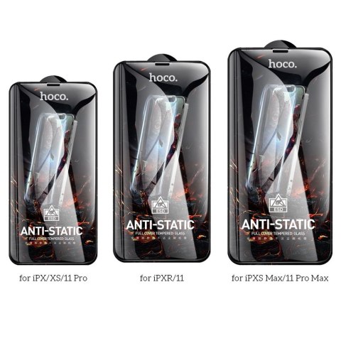 Szkło hartowane do iPhone XS MAX / 11 PRO MAX Hoco HD Anti-static 25 sztuk G10
