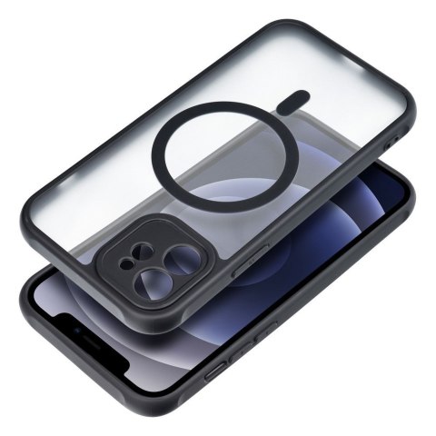 Etui na iPhone 12 Full Matte Mag Cover zgodne z MagSafe czarne