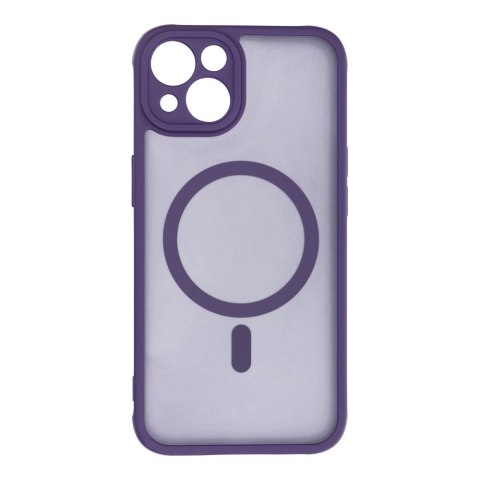 Etui na iPhone 13 Full Matte Mag Cover zgodne z MagSafe fioletowy