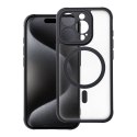 Etui na iPhone 15 PRO Full Matte Mag Cover zgodne z MagSafe czarne
