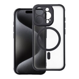 Etui na iPhone 15 PRO Full Matte Mag Cover zgodne z MagSafe czarne