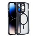 Etui na iPhone 15 PRO Full Matte Mag Cover zgodne z MagSafe czarne